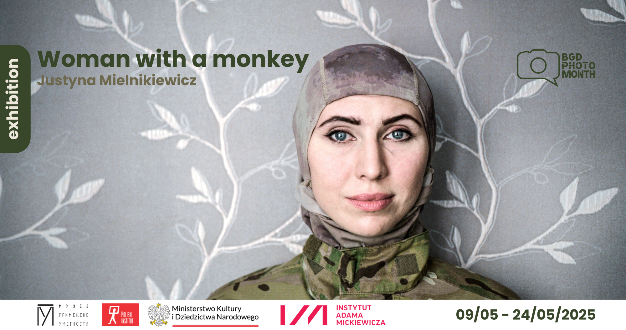 Woman with a monkey FB event